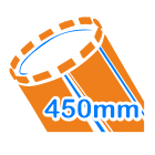 Kernbohrung 450 mm